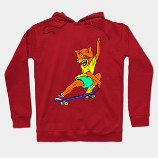 Skate Cat Hoodie